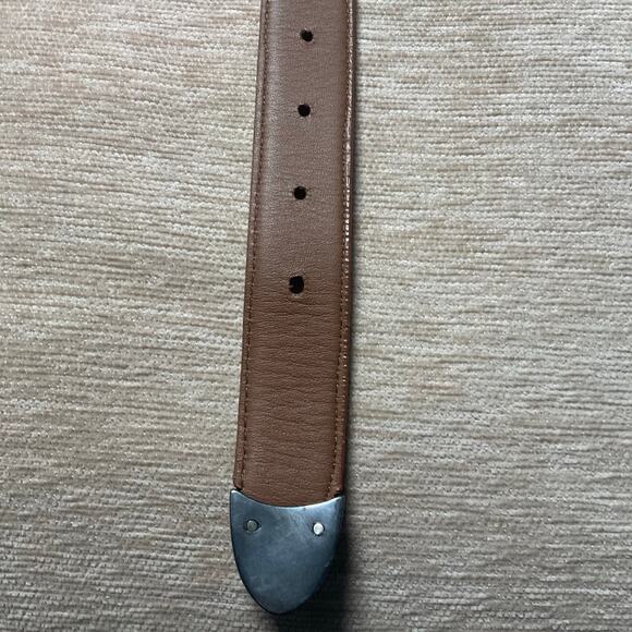 Brighton onyx belt size 32 leather vintage excellent condition - Picture 6 of 7